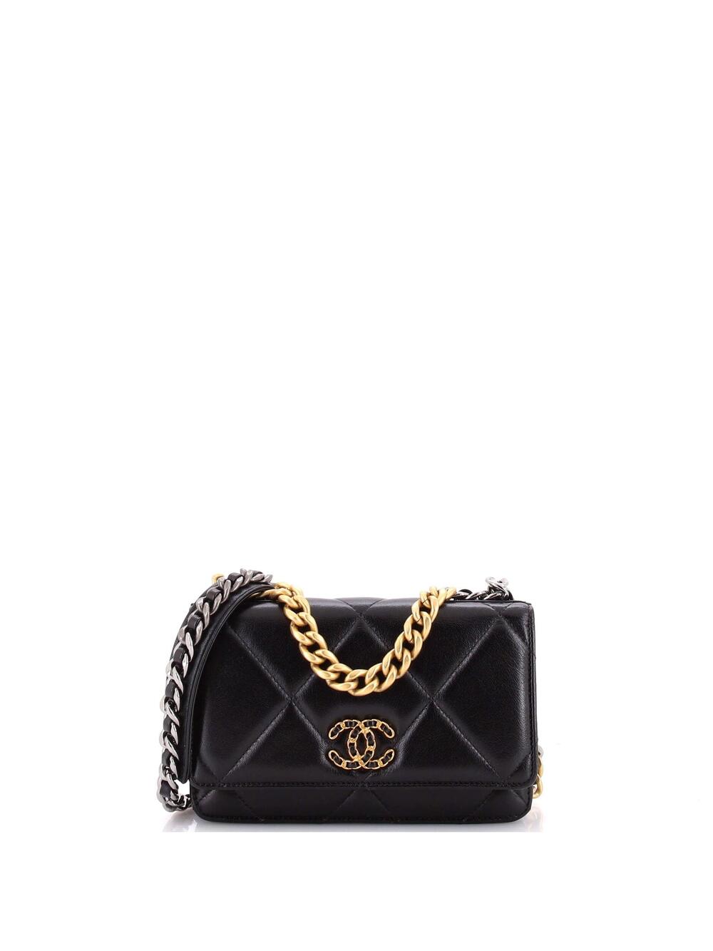 Chanel 19 Wallet On Chain Quilted #357214C44B